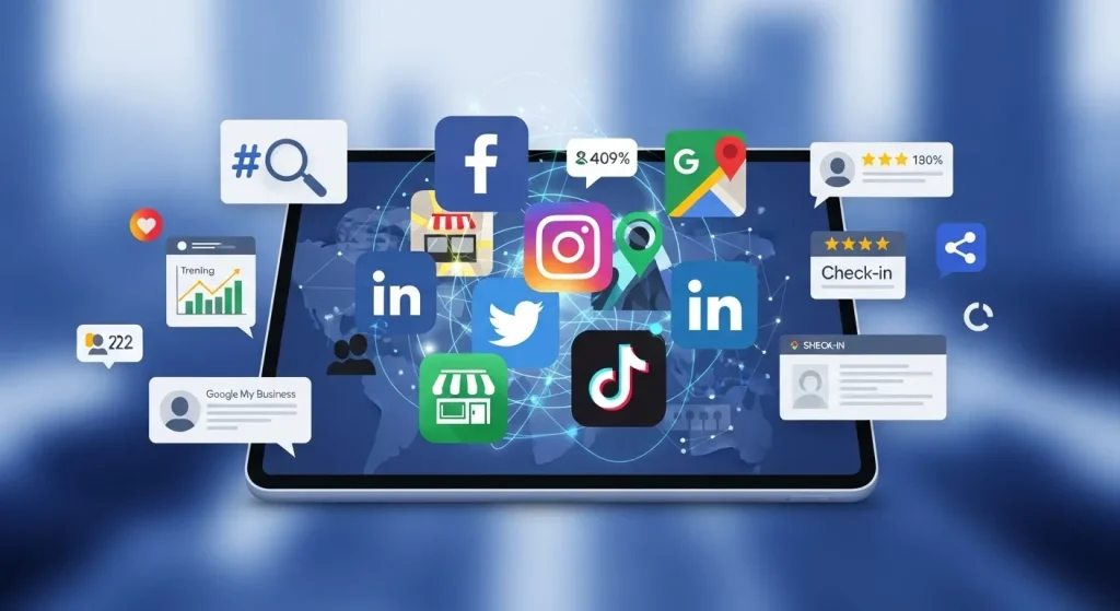 ابزارهای کمکی سئو خارجی (شبکه‌های اجتماعی و سئو محلی)